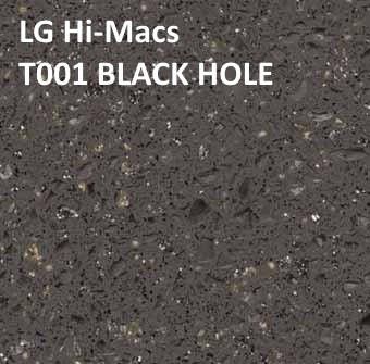 Акриловый камень LG Hi-Macs T001 Black Hole